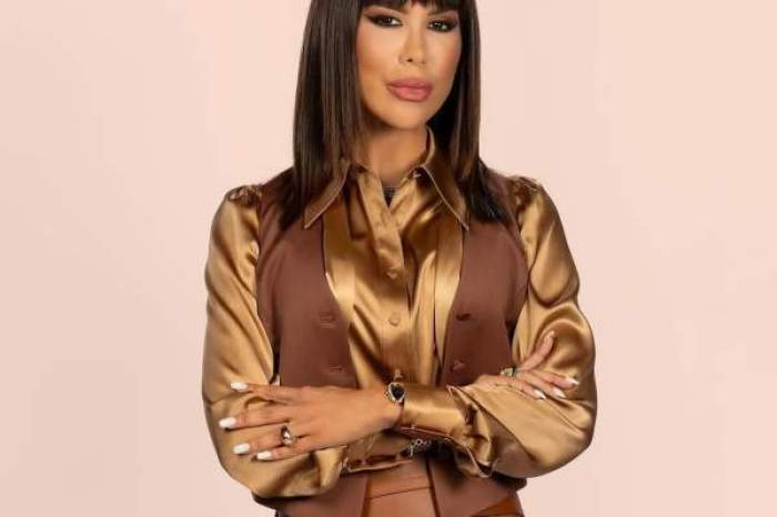 Denise Rifai, îmbrăcată superb
