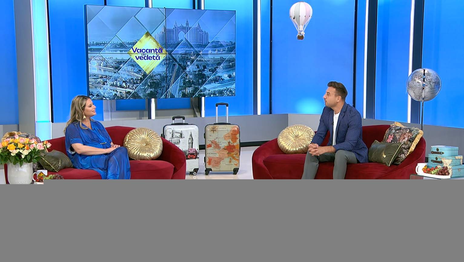 Nadina Câmpean şi Valentin Sanfira, impresii din vacanţe, sâmbătă, la „Vacanță de vedetă” cu Laura Cosoi