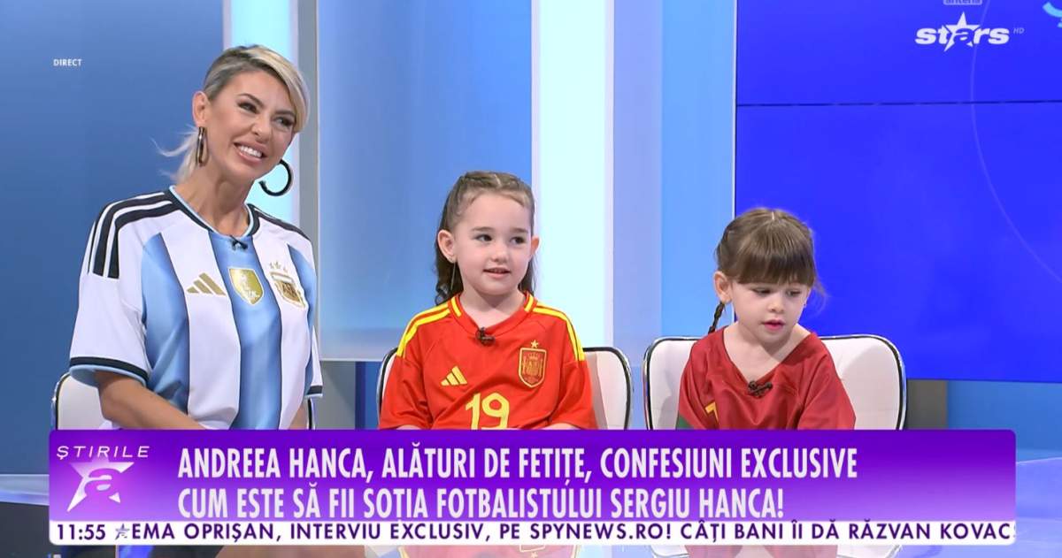 Andreea Hanca și fiicele sale