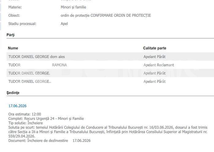 EXCLUSIV | Decizie de ultimă oră în dosarul de violență domestică al milionarului Daniel Tudor