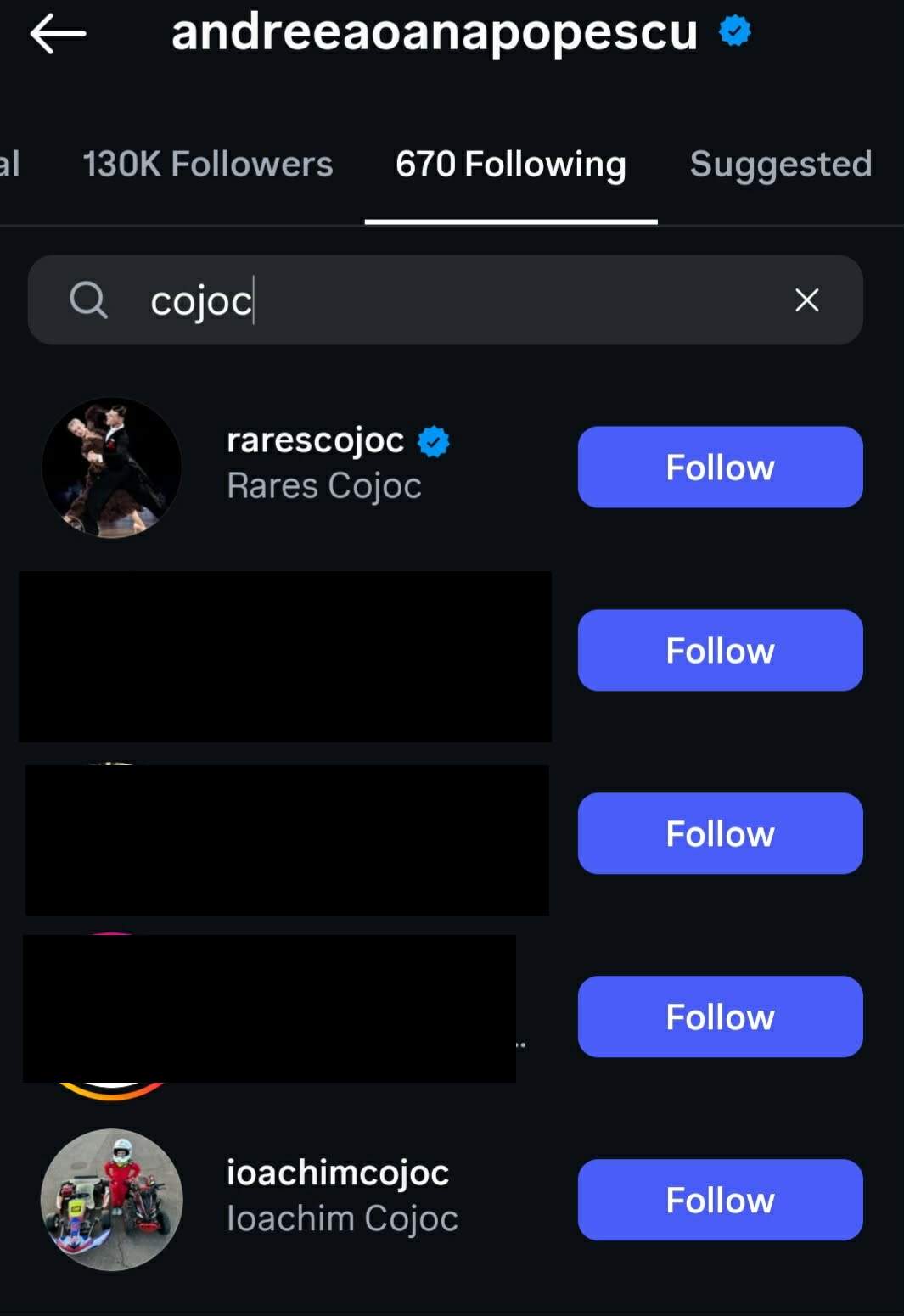 captură Instagram
