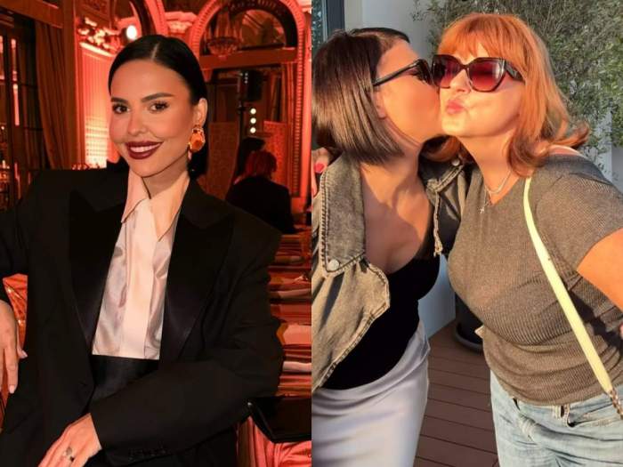 Andreea Popescu și fosta soacră