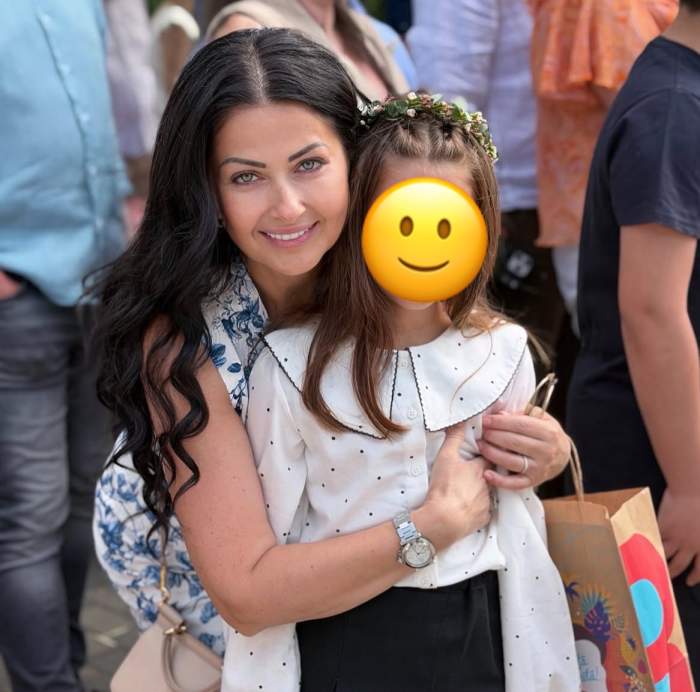 Gabriela Cristea și fiica ei