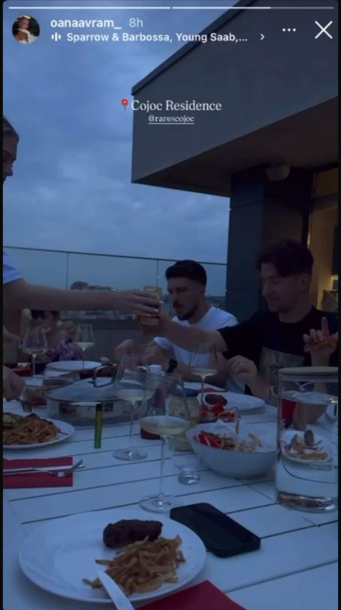 Cu cine a petrecut aseară Rareș Cojoc, pe terasa penthouse-ului de peste 1 milion de euro! Compania a fost selectă