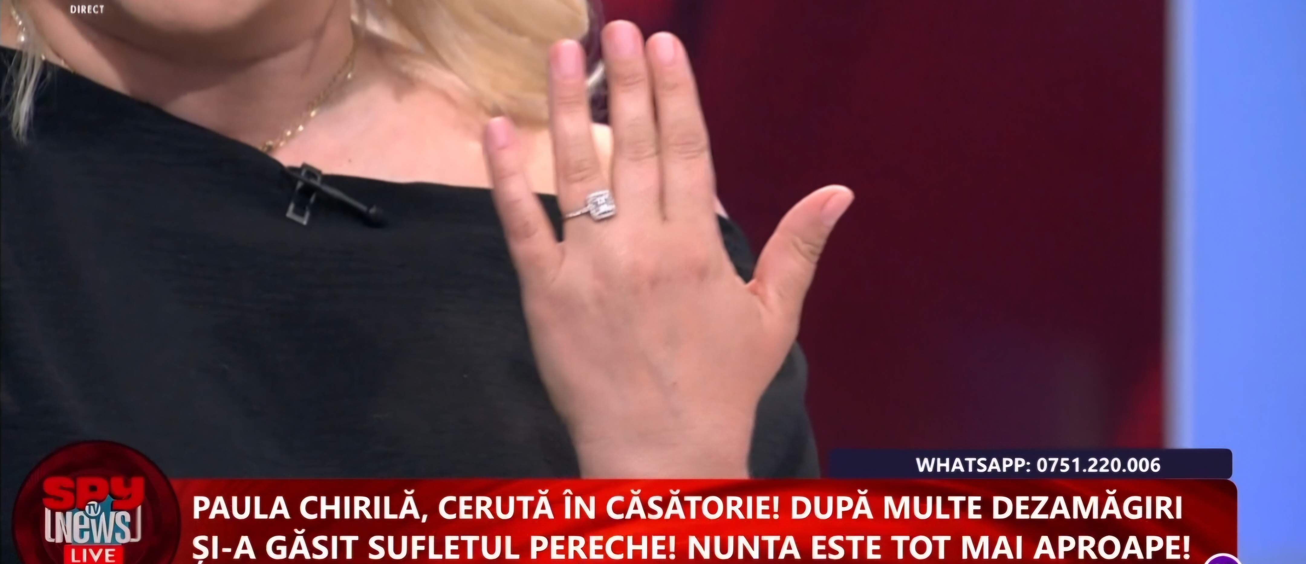 Paula Chirilă a fost cerută în căsătorie! Cum arată inelul de logodnă și ce spune despre nuntă