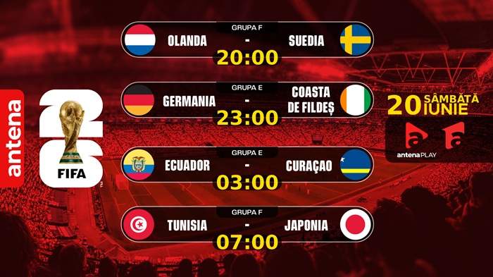 Goluri ȋn secundele 64 și 68, autogol, noi eliminări din competiţie, dar și noi recorduri doborâte ȋn a 9-a zi a Campionatului Mondial 2026 la Antena 1, lider de audienţă