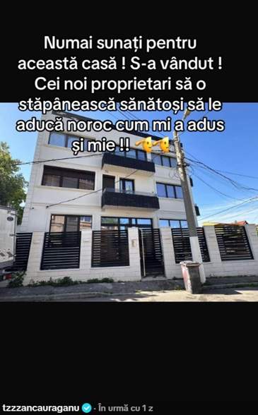 Tzancă Uraganu și-a vândut casa! Ce a transmis cântărețul după ce a rămas fără proprietate