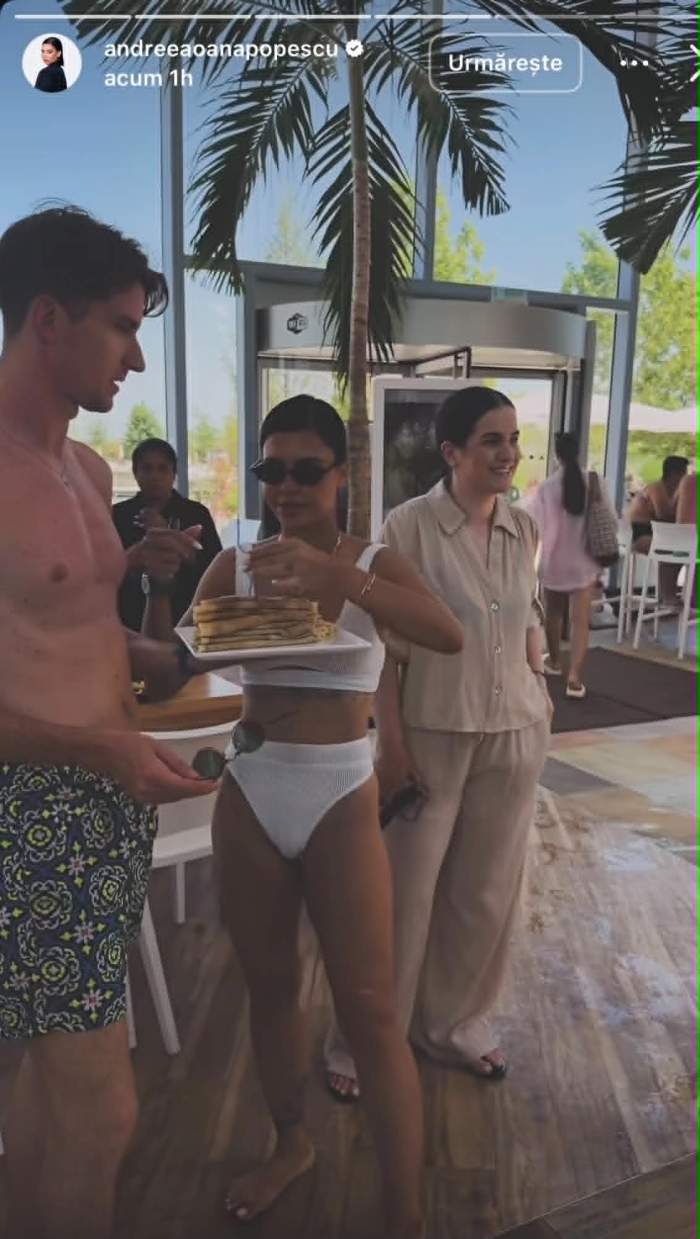Cum arată Andreea Popescu în costum de baie. Apariția care a atras toate privirile