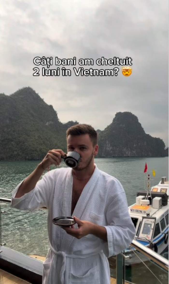 Câți bani a dat un român pe o vacanță în Vietnam. Tânărul a stat acolo două luni