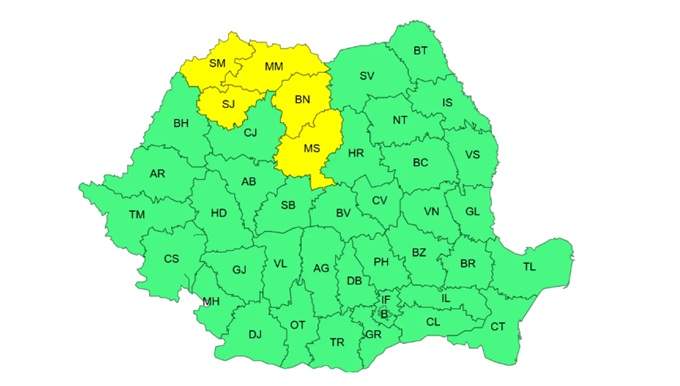 harta romaniei atentionari anm