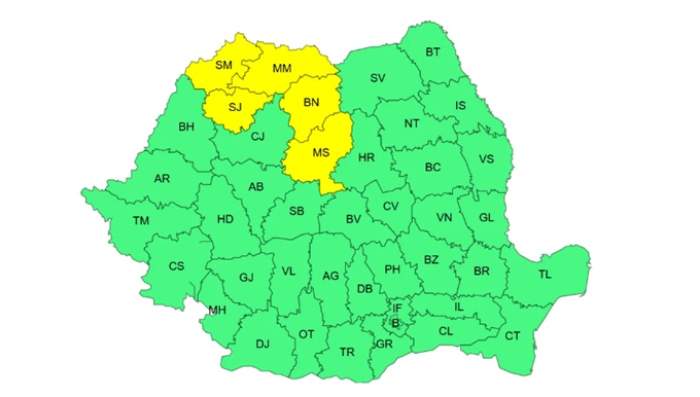 harta romaniei atentionari anm