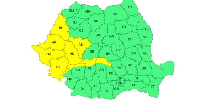 Avertizare meteo de ultimă oră! Meteorologii au emis coduri de ploi torențiale și caniculă în jumătate din țară | HARTA