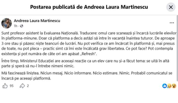 Scandal la Evaluarea Națională. Ce s-a întâmplat după ce lucrările au fost predate. Dezvăluirile făcute de un profesor