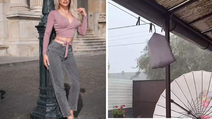 Colaj foto cu Amarah și curtea casei sale