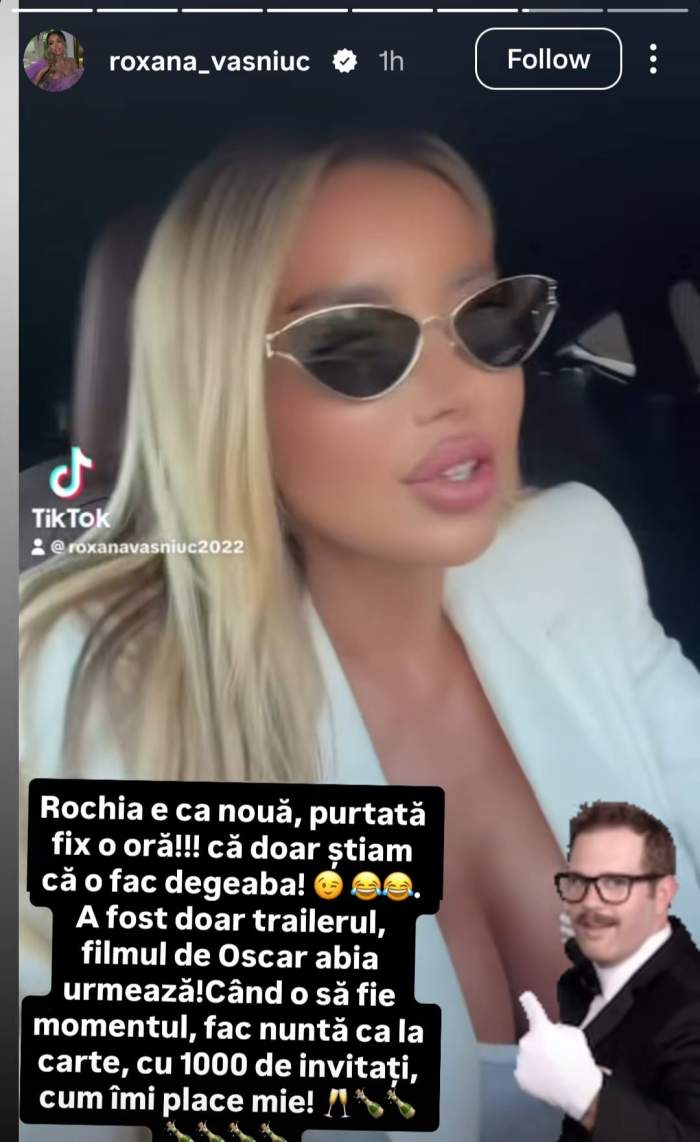 mesajul Roxanei Vașniuc