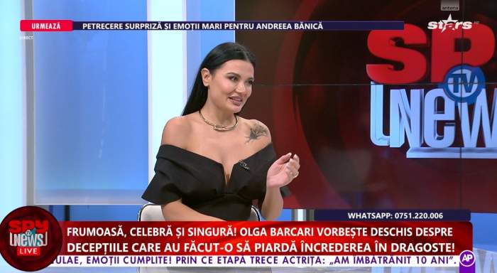 Olga Barcari, la Spynews TV