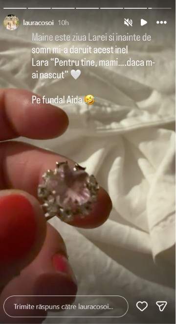 Ce cadou a primit Laura Cosoi de la fiica ei, Lara, înainte de a o sărbători. Vedeta a fost plăcut surprinsă