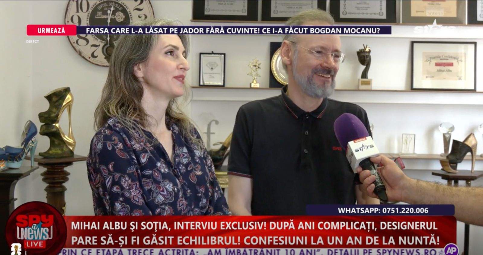Elena și Mihai Albu, interviu pentru Spynews TV