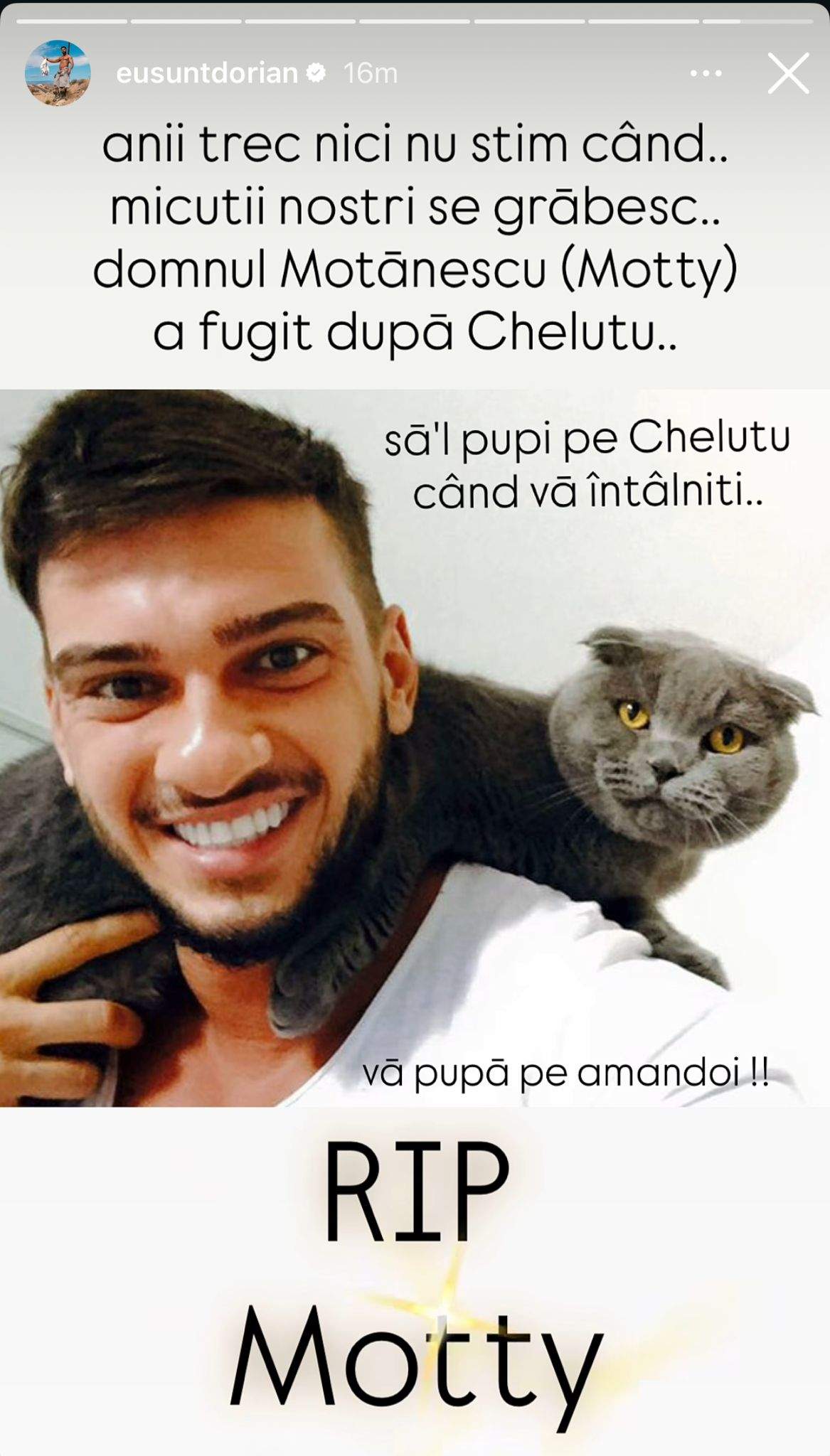 Babs și Dorian Popa au mai pierdut o ființă dragă, după Cheluțu! Foștii parteneri sunt devastați