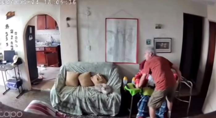 Imagini emoționante din timpul cutremurului de 7,5! Ce au făcut doi bătrânei în momentele de panică