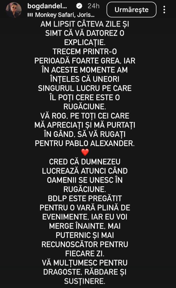 mesajul lui Bogdan de la Ploiești