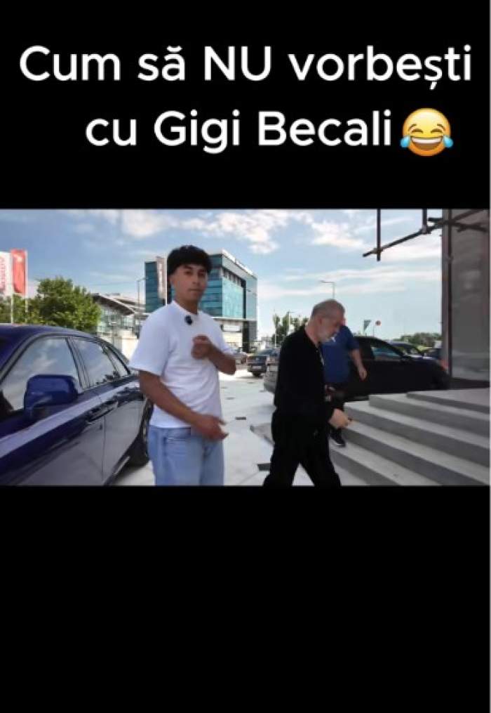 Gigi Becali, reacție tranșantă, după ce a fost abordat de un tiktoker! Ce l-a enervat pe omul de afaceri