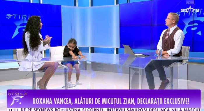 Roxana Vancea și fiul ei