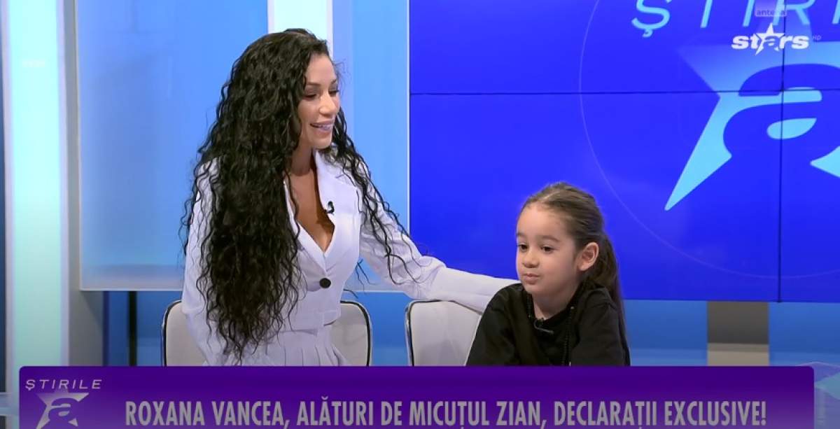 Roxana Vancea și fiu ei