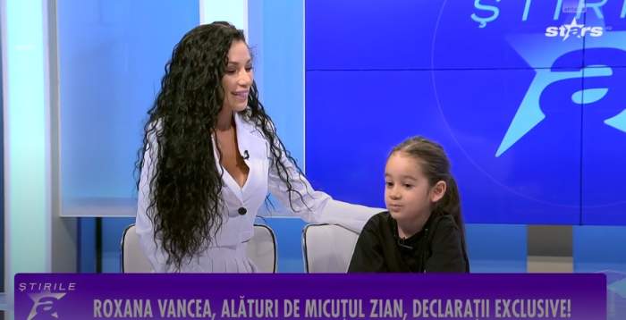 Roxana Vancea și fiu ei