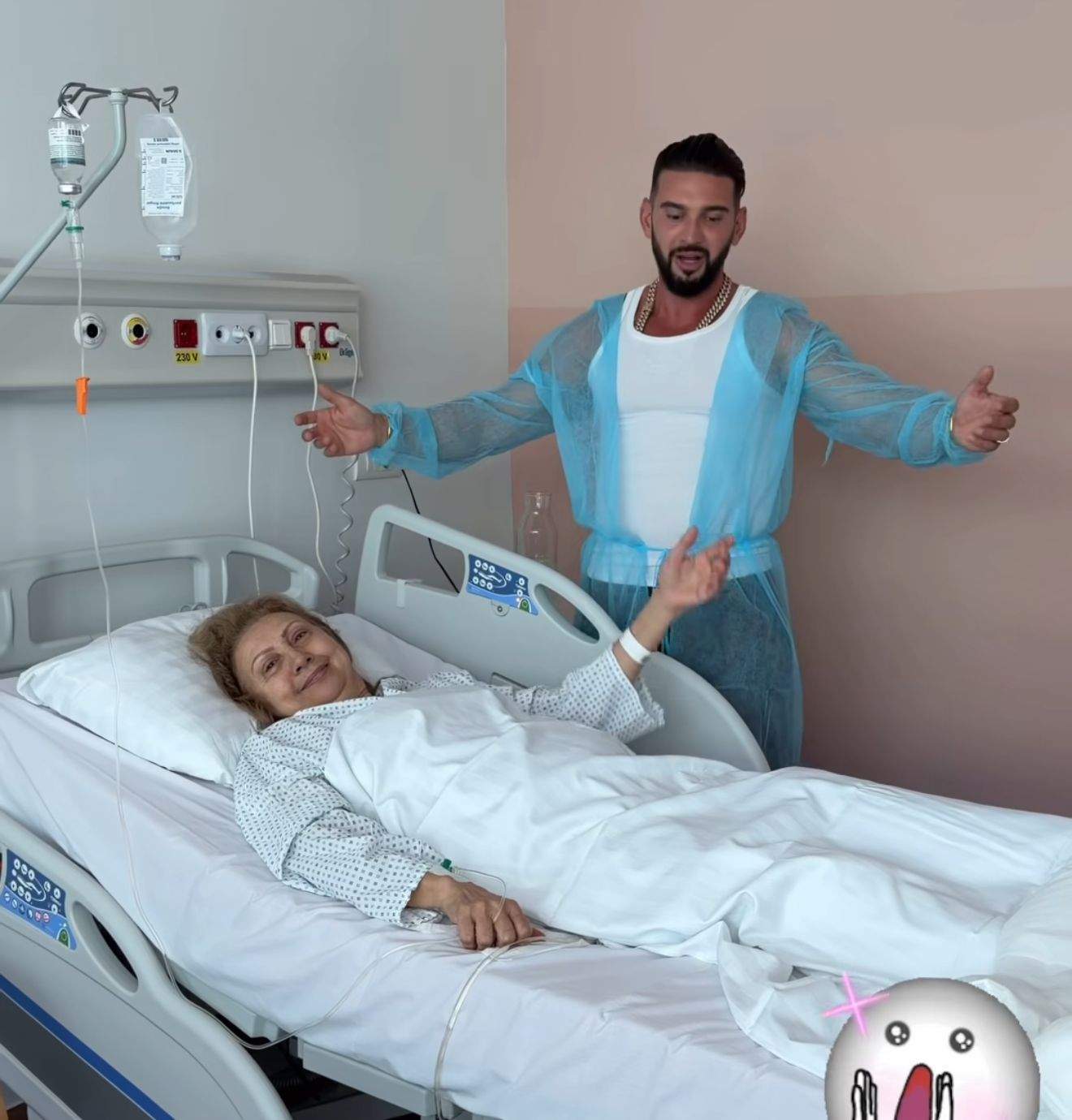 Mama luji Dorian popa este pe patul de spital