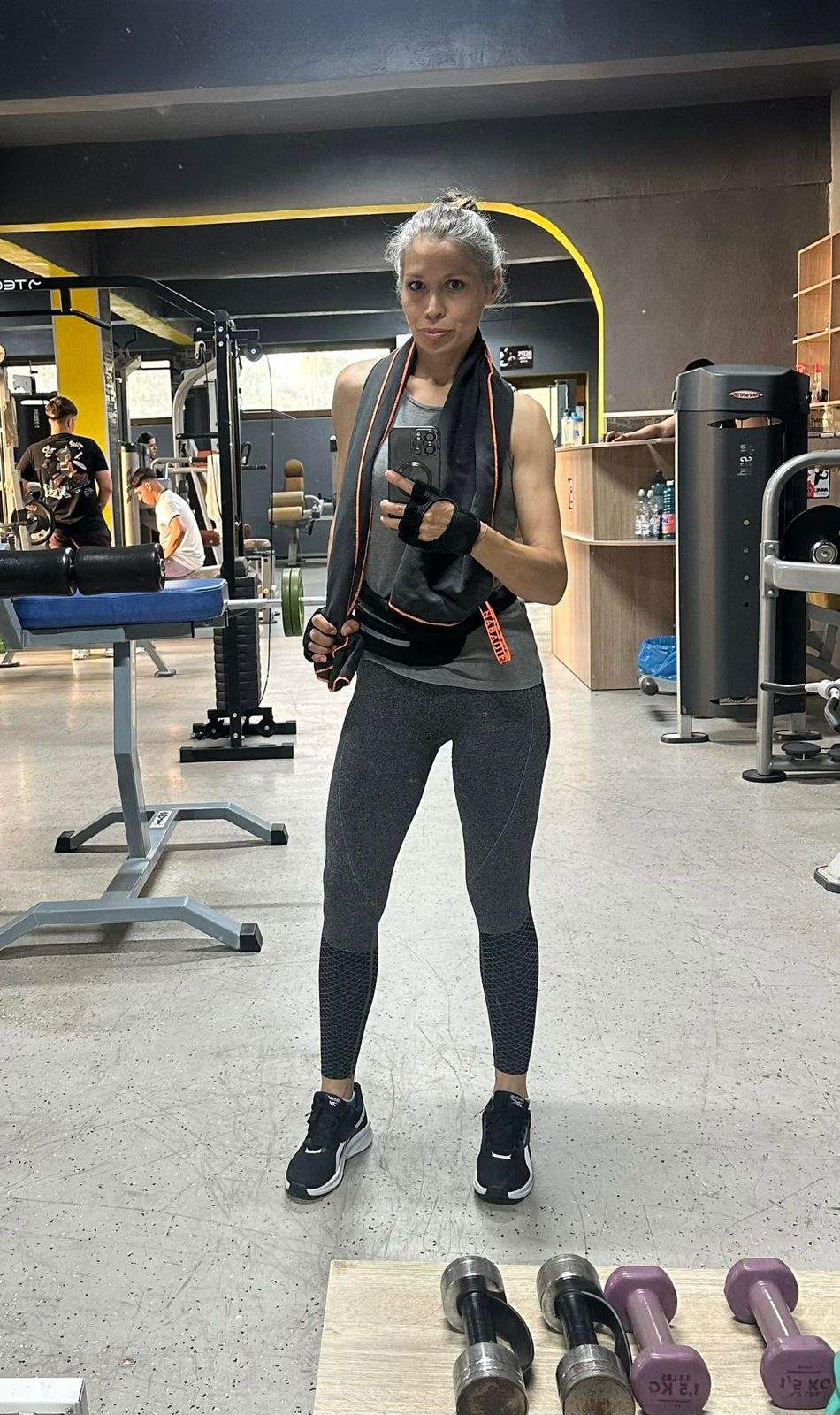 Cristina Bălan la sală