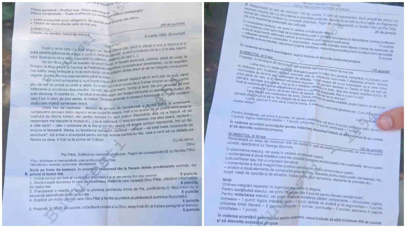 Greșeala la primul subiect de la Bacalaureat