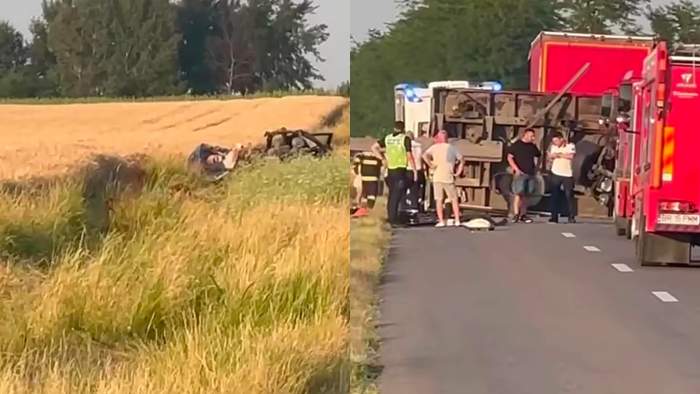 Accident mortal în Brăila! Două persoane, soț și soție, au murit. Imagini horror de la fața locului