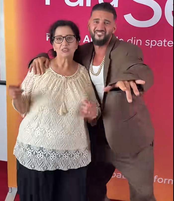 Adriana și Dorian Popa, dansând