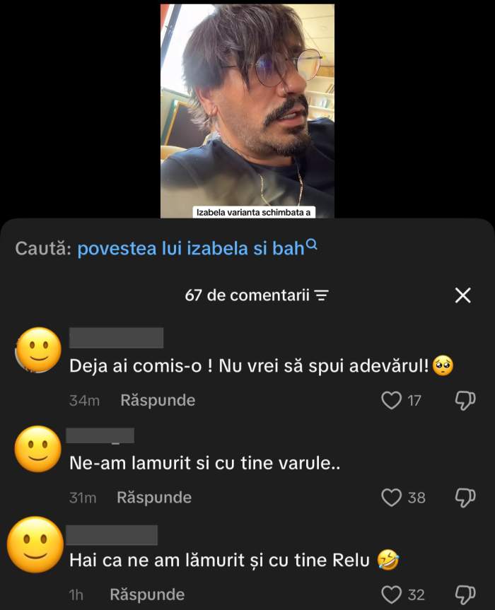 Comentariile de pe TikTok