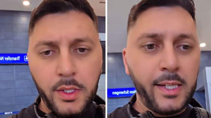 Colaj foto cu românul care își acuză iubita că vrea să-i fure copilul