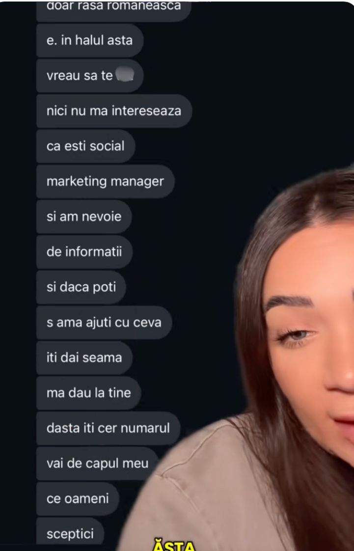 Mesajele dintre Fulgy și o femeie