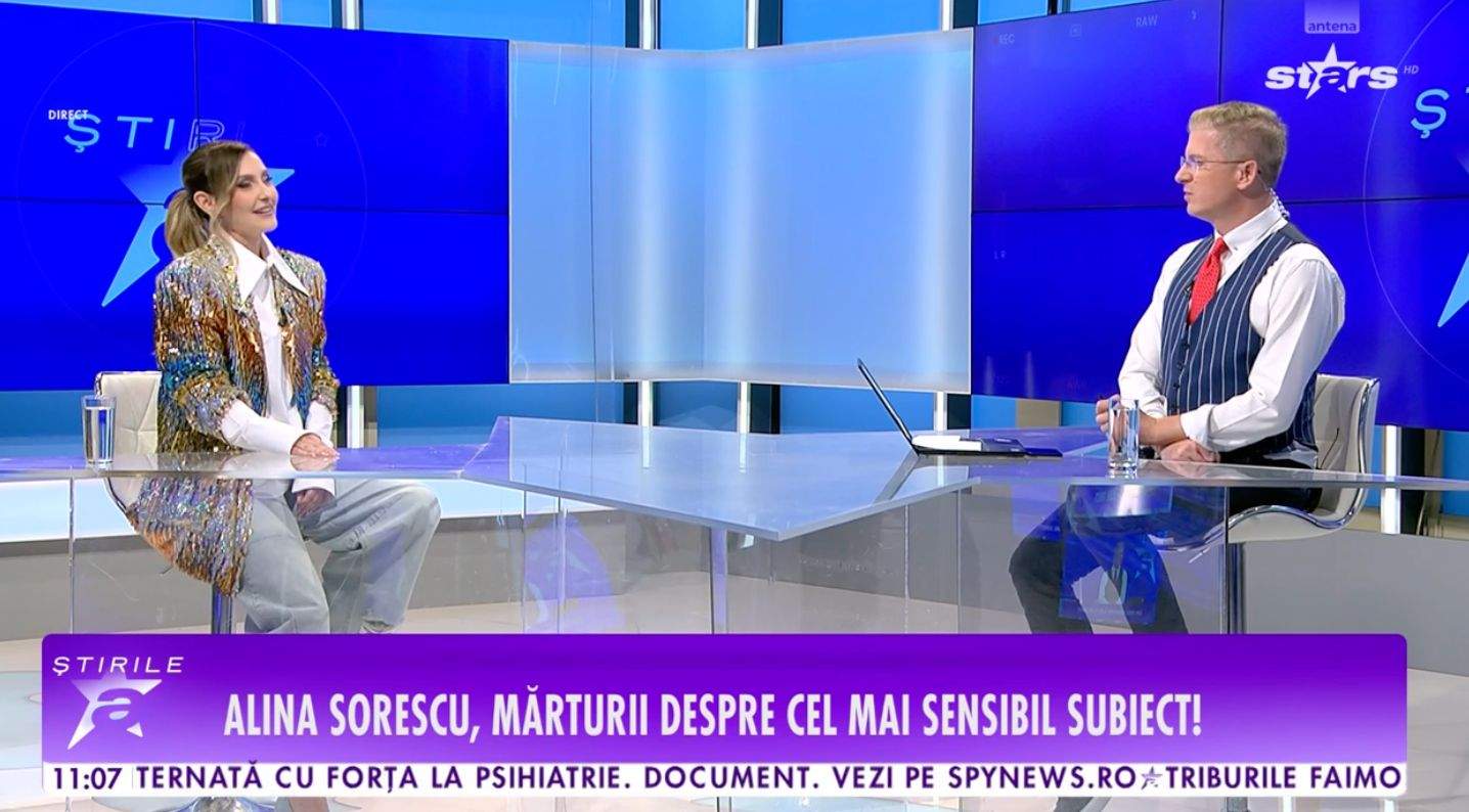 Alina Sorescu, la Știrile Antena Stars