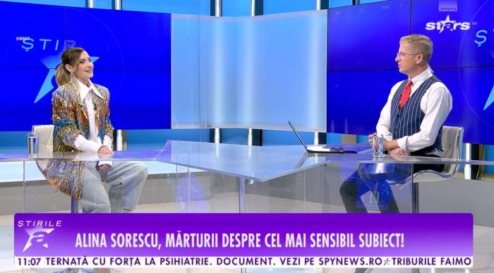 Alina Sorescu, la Știrile Antena Stars