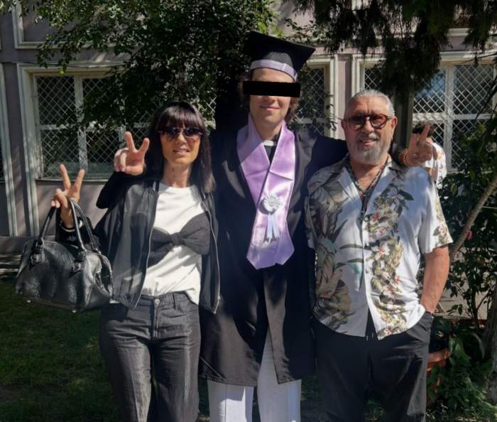 Familia lui Serghei Mizil, la absolvirea nepotului