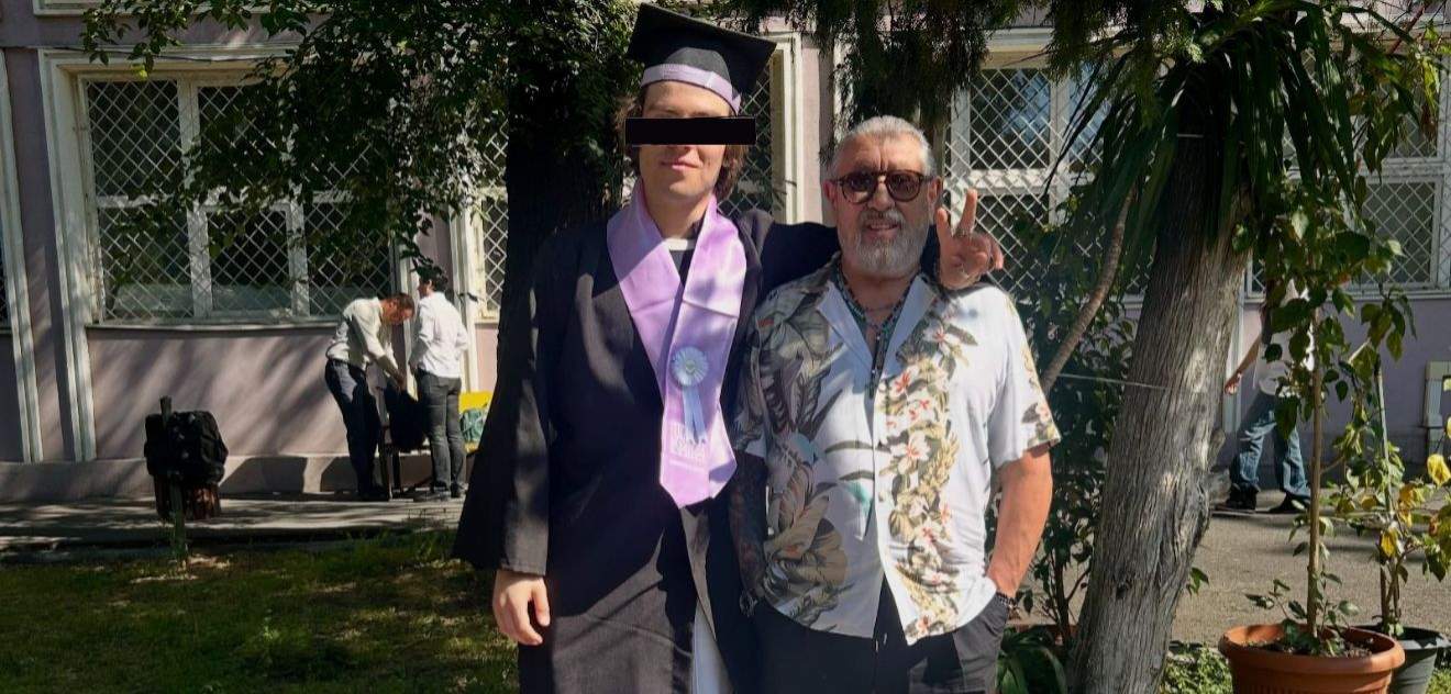 Serghei Mizil, alături de nepotul lui