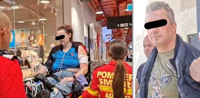 Primele imagini cu femeia înjunghiată de concubin, într-un mall din Timișoara. Bărbatul nu regretă fapta 