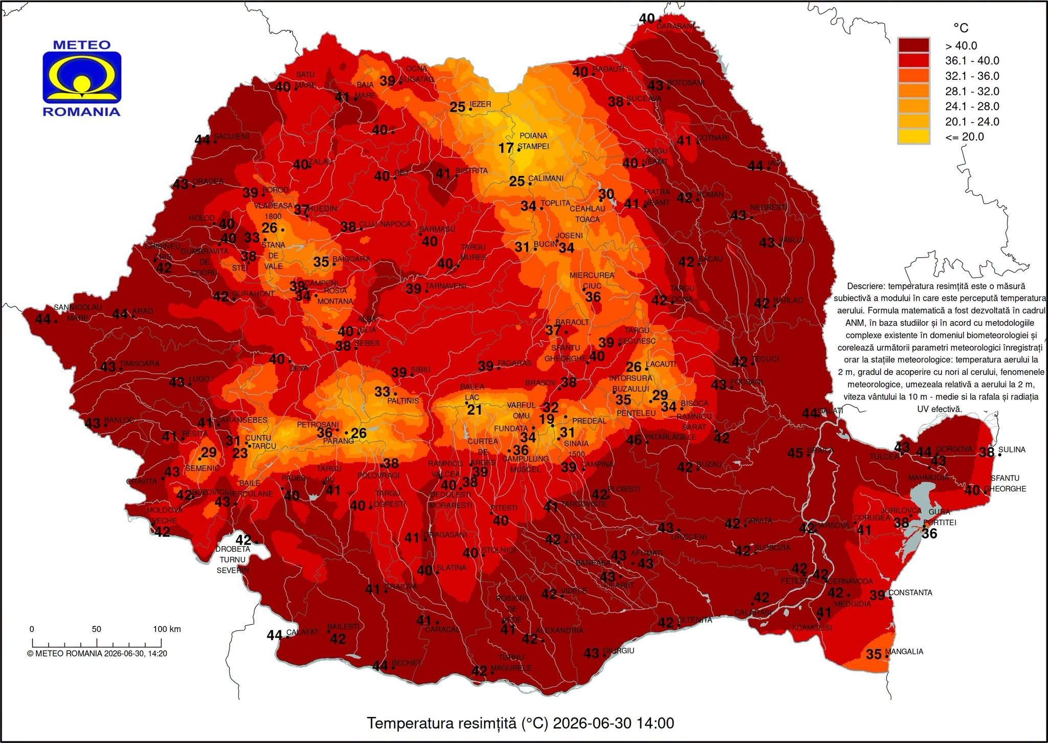 România arde! Cum se simte acum temperatura în toată țara! Harta