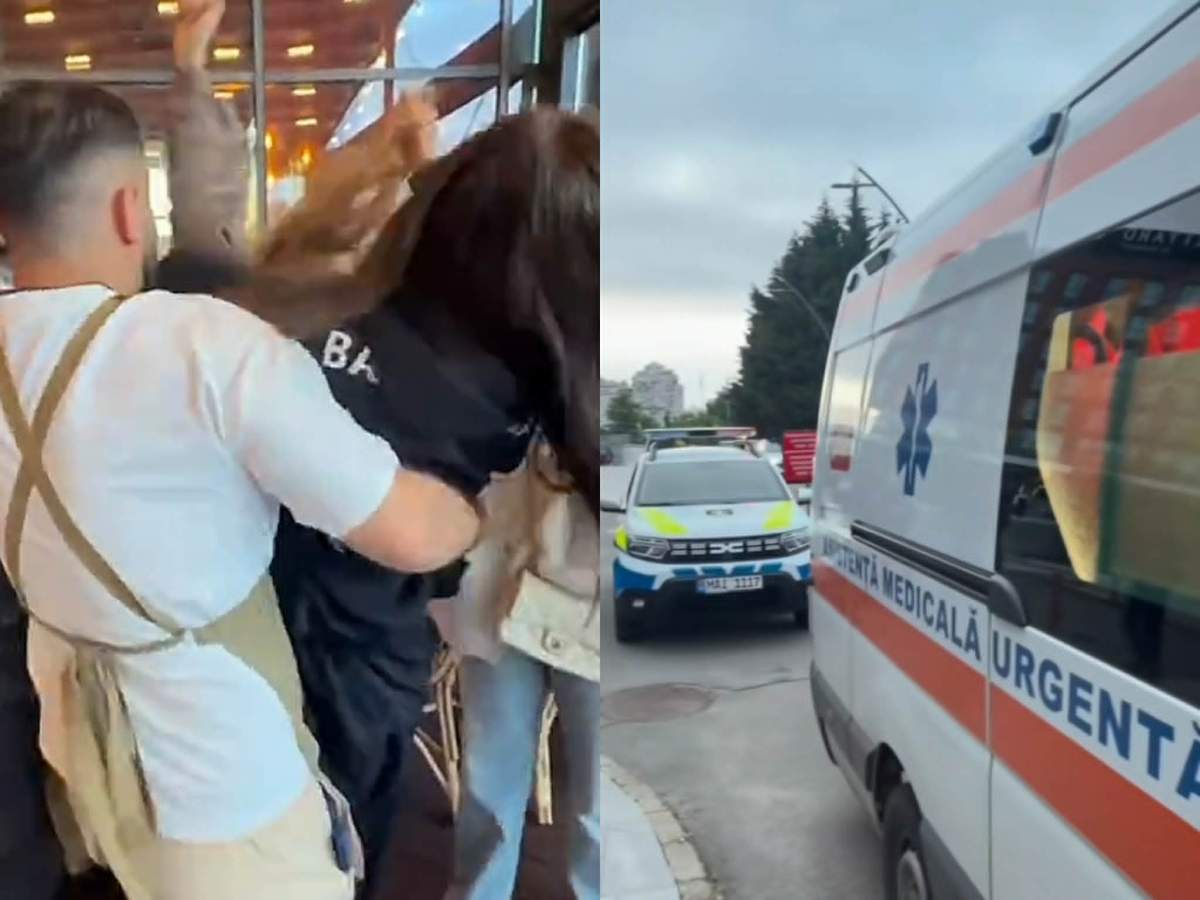 Andreea Bostănică și sora Iulianei Beregoi s-au bătut într-un restaurant! Au venit poliția și ambulanța | VIDEO
