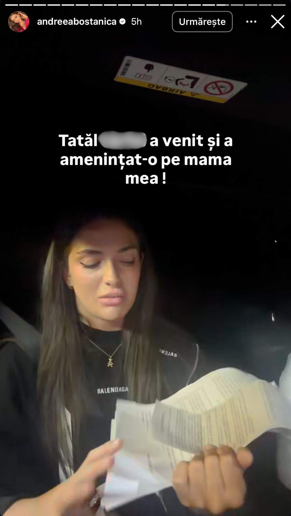 Mama Andreei Bostănică ar fi fost amenințată de tatăl Iulianei Beregoi! Influencerița a izbucnit în lacrimi
