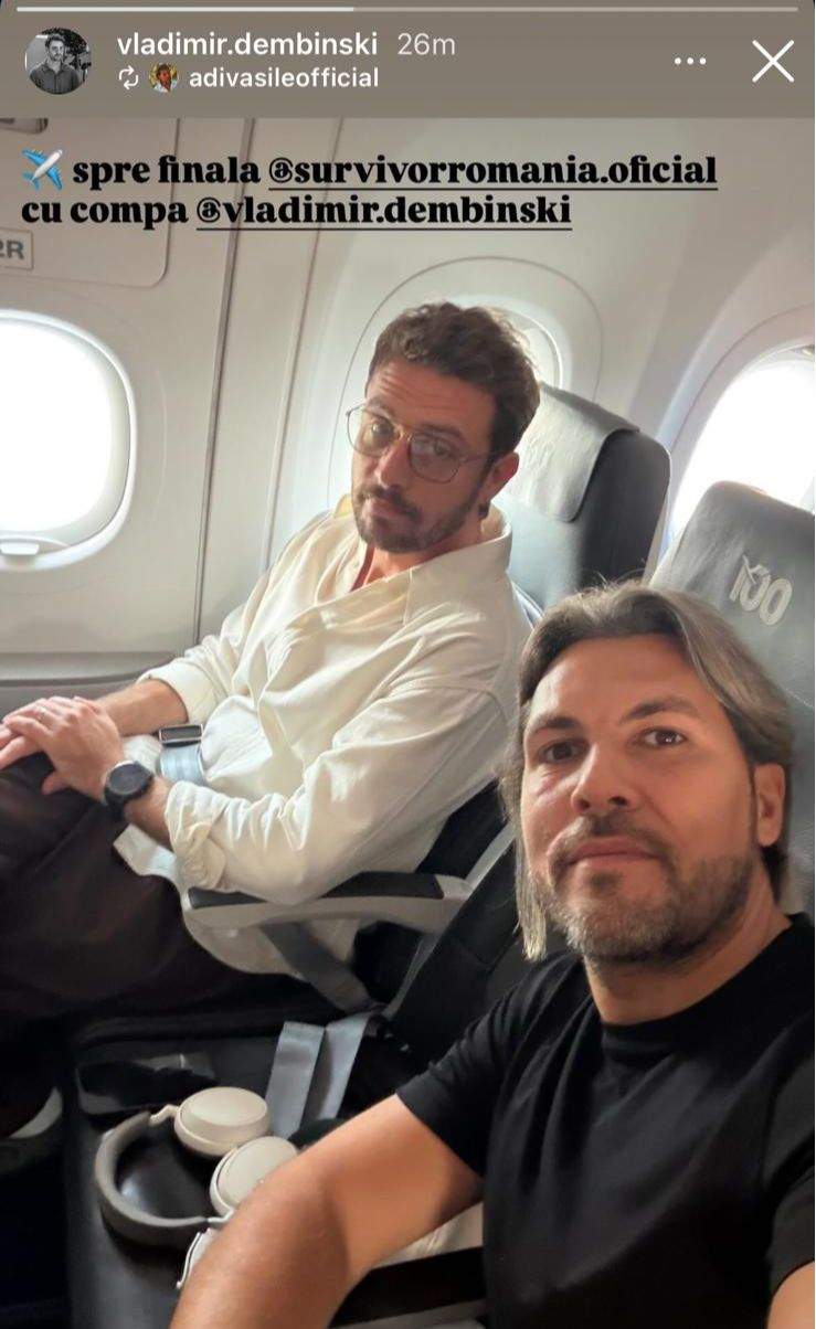 Adi Vasile, alături de producătorul show-ului Survivor
