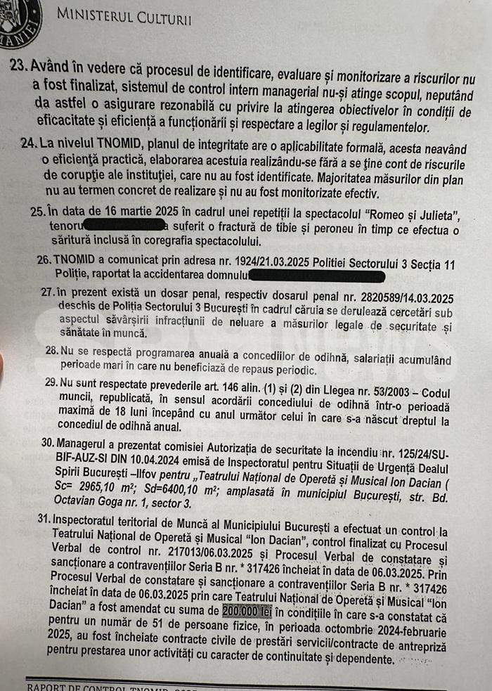 DOCUMENTE EXCLUSIVE | Acuzații grave, la teatrul pe scena căruia fostul iubit al Danielei Nane a suferit un accident teribil!