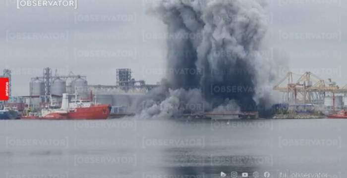 explozia dronei din Portul Constanța