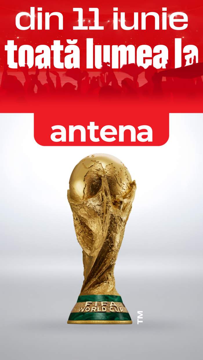 Din 11 iunie, Toată lumea la Antena! FIFA World Cup 2026™ începe exclusiv în Universul Antena
