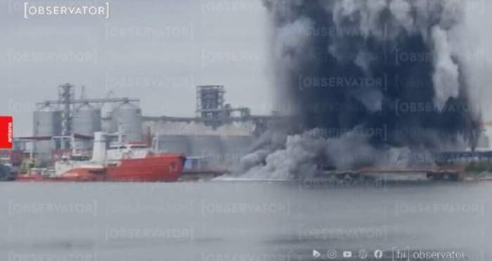 explozia dronei din Portul Constanța